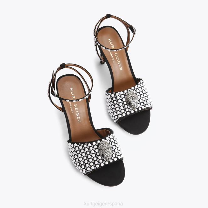 Kurt Geiger mujer sandalia kensington londres 2LPR420 | calzados blanco negro